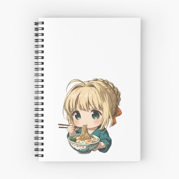 Item preview, Saber Fate Stay Night Kawaii Ramen Elegant Chibi Bowl designed and sold by mildaclairmo.