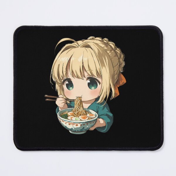 Item preview, Saber Fate Stay Night Kawaii Ramen Elegant Chibi Bowl designed and sold by mildaclairmo.