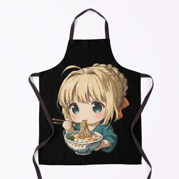 Item preview, Saber Fate Stay Night Kawaii Ramen Elegant Chibi Bowl designed and sold by mildaclairmo.