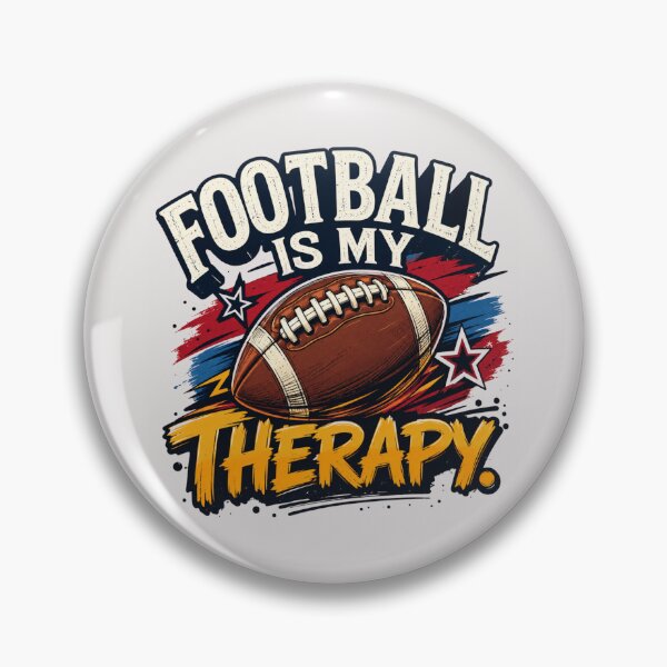 Item preview, Football Is My Therapy | American Football Fan Humor & Game Day designed and sold by Cree8if.