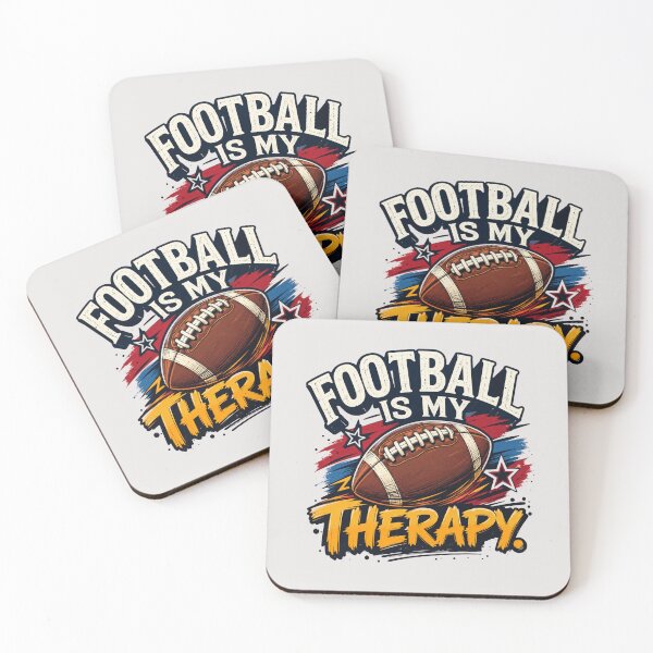 Item preview, Football Is My Therapy | American Football Fan Humor & Game Day designed and sold by Cree8if.