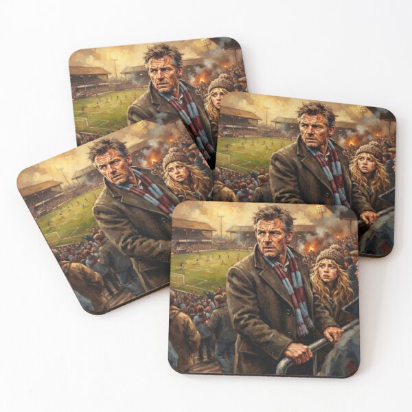 Item preview, Trouble in the Terraces Sports Drama Fine Art Tribute designed and sold by Art's Diner.
