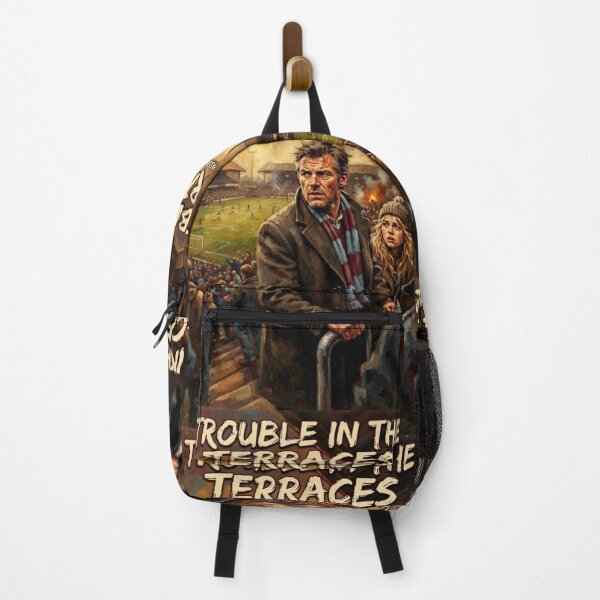 Item preview, Trouble in the Terraces Sports Drama Fine Art Tribute designed and sold by Art's Diner.