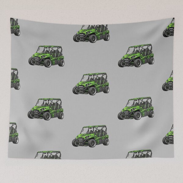Item preview, Kawasaki Teryx S LE Green Custom Stance 4 Seater UTV Graphic designed and sold by Motorline44.