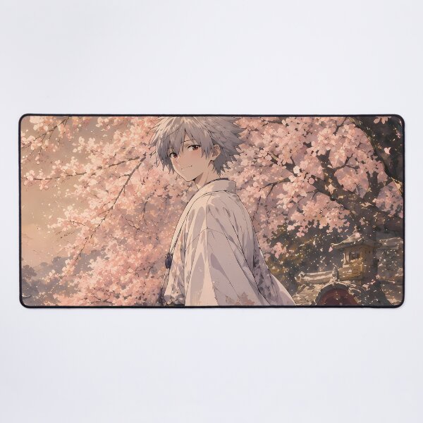 Item preview, Kaworu Nagisa Neon Genesis Evangelion Sakura Kimono Stroll designed and sold by mildaclairmo.