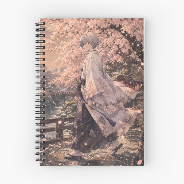 Item preview, Kaworu Nagisa Neon Genesis Evangelion Sakura Kimono Stroll designed and sold by mildaclairmo.