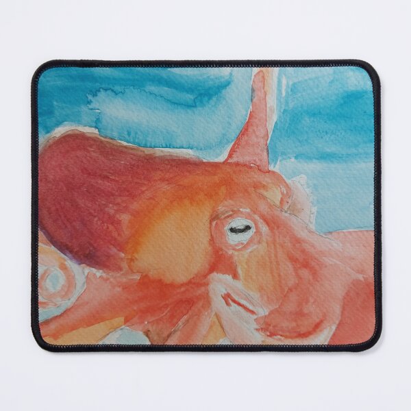 Item preview, Orange Octopus Watercolor designed and sold by SweetCircus10.