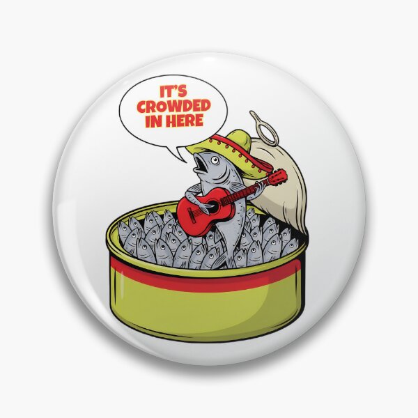 Item preview, Mexican Sardines can - It's crowded in here - funny Sardines can designed and sold by KreativKulture.