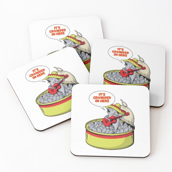 Item preview, Mexican Sardines can - It's crowded in here - funny Sardines can designed and sold by KreativKulture.
