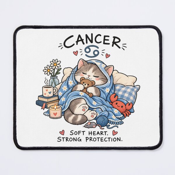 Item preview, Cancer Cat Cozy Heart designed and sold by NucciCollective.