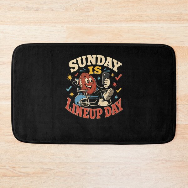 Item preview, Sunday Lineup Day Fantasy Football Roster designed and sold by snowry.