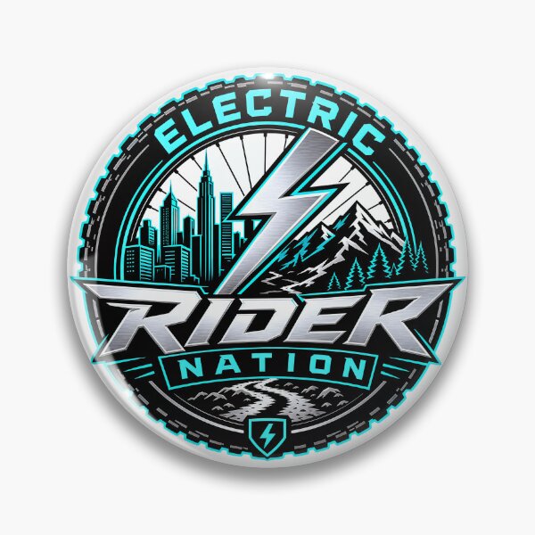 Item preview, Electric Rider Nation E‑Bike Community Shirt designed and sold by OMNITeeSigns.