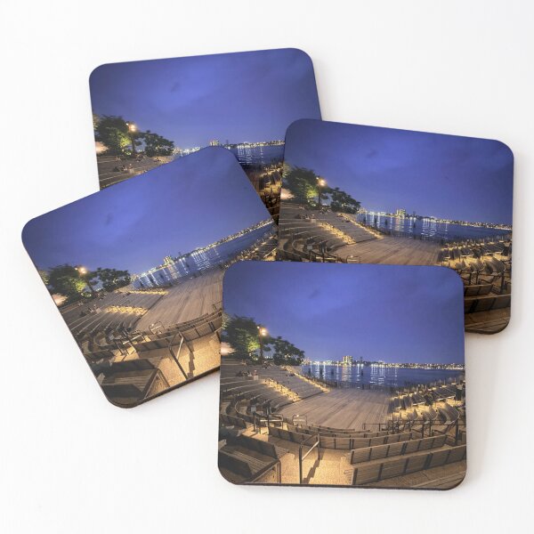 Item preview, Amphitheater Overlooking Nighttime Water designed and sold by Ifcitiesdesign.
