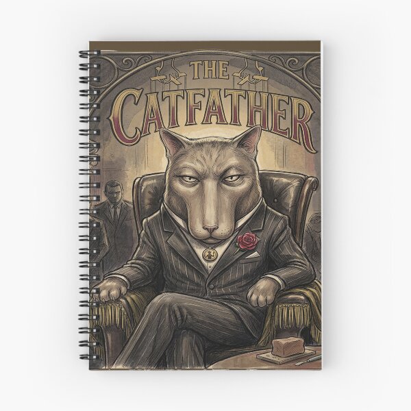 Item preview, The CATFATHER I  Retro design for Cat Lovers designed and sold by Ginny Luttrell.