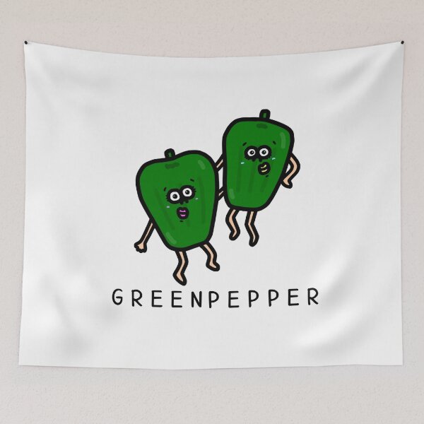 Item preview, Cute GREENPEPPER designed and sold by kanaehonkawa.