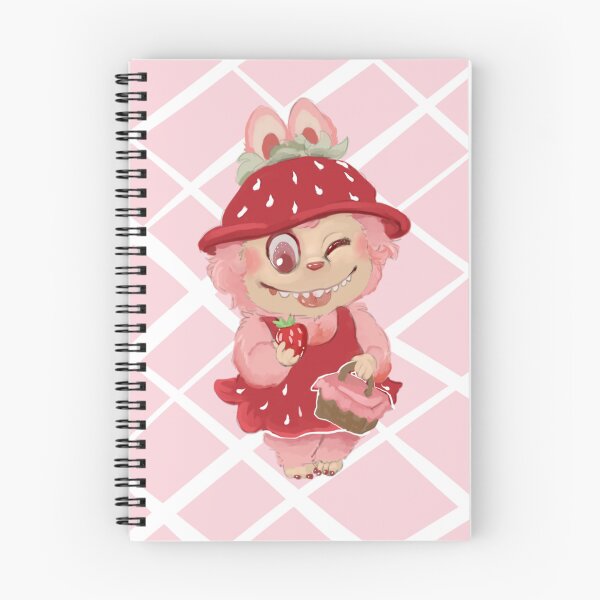 Item preview, strawberry labubu designed and sold by Wolfwithteeth.