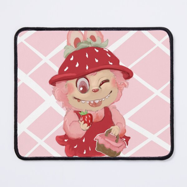 Item preview, strawberry labubu designed and sold by Wolfwithteeth.