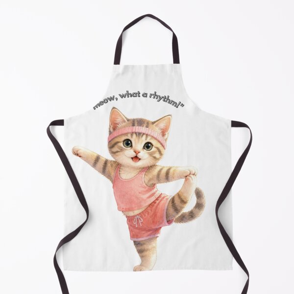 Item preview, Dancing Fitness Cat - Meow What a Rhythm designed and sold by SALVO180674.