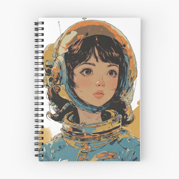 Item preview, Cosmic Wonder: Vintage Anime Astronaut Girl designed and sold by tonylau81.
