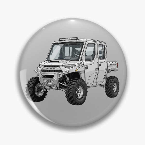 Item preview, Polaris Ranger Crew XP 1000 White Enclosed Cab Utility UTV Graphic designed and sold by Motorline44.