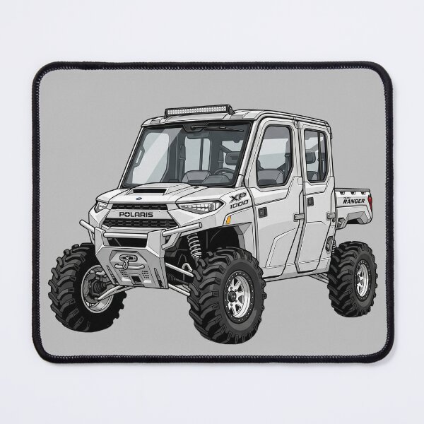 Item preview, Polaris Ranger Crew XP 1000 White Enclosed Cab Utility UTV Graphic designed and sold by Motorline44.