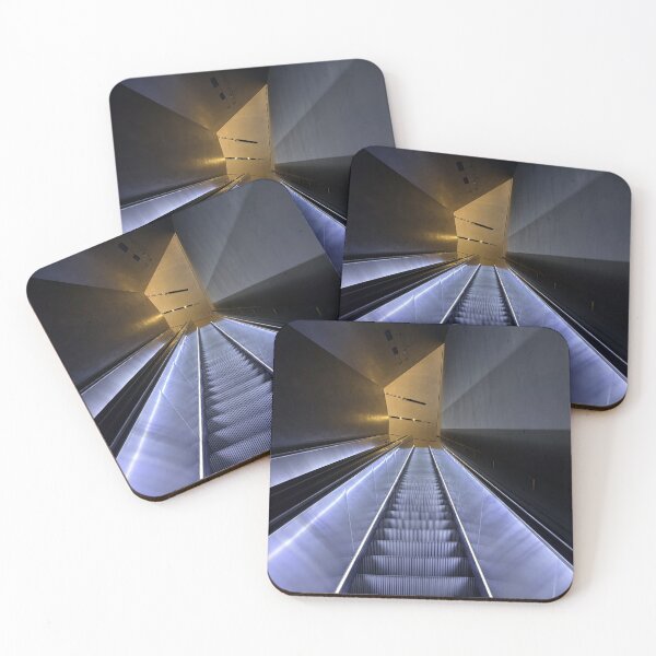 Item preview, Futuristic Escalator Perspective designed and sold by Ifcitiesdesign.