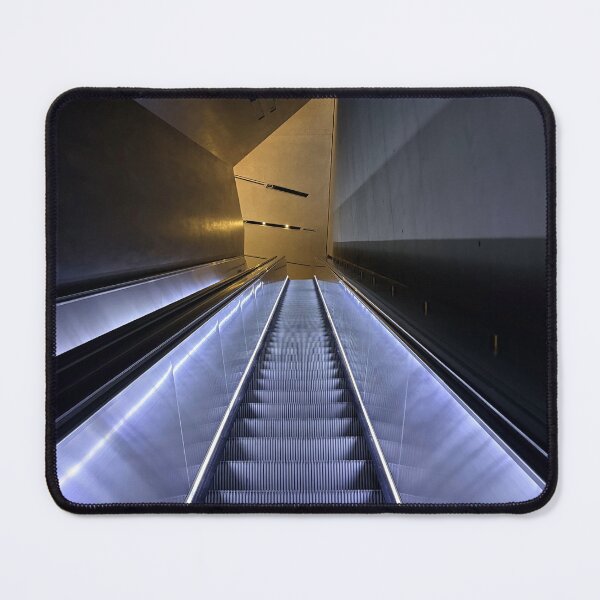 Item preview, Futuristic Escalator Perspective designed and sold by Ifcitiesdesign.