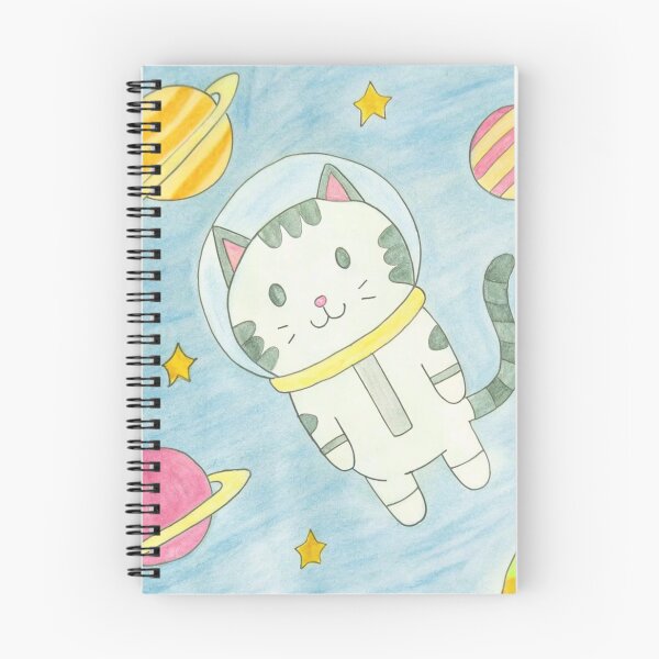 Item preview, Space Cat Floating Among Planets designed and sold by WoachiArt.