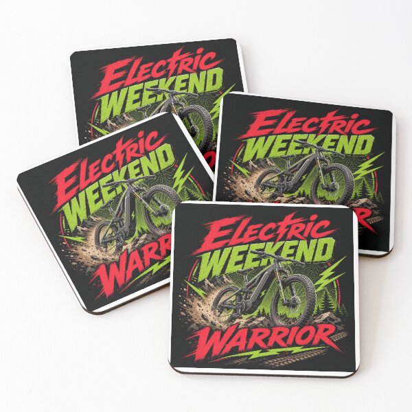 Item preview, Electric Weekend Warrior E‑Bike Adventure Shirt designed and sold by OMNITeeSigns.