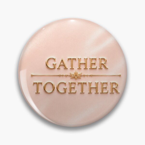Item preview, Gather Together Thanksgiving Mug – Blush Pink & Gold Elegant Fall Design designed and sold by HO•Designs.