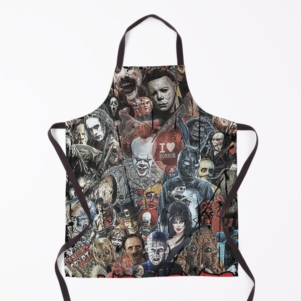 Item preview, Just A Girl Who Loves Horror Movies Collage Art designed and sold by Anselle.