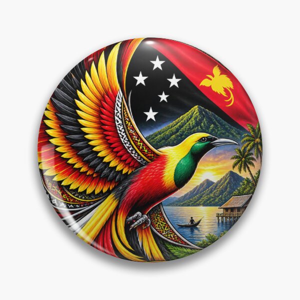 Item preview, Papua New Guinea 51st Independence 1975–2026 | Bird of Paradise PNG Heritage designed and sold by DiiStyle.