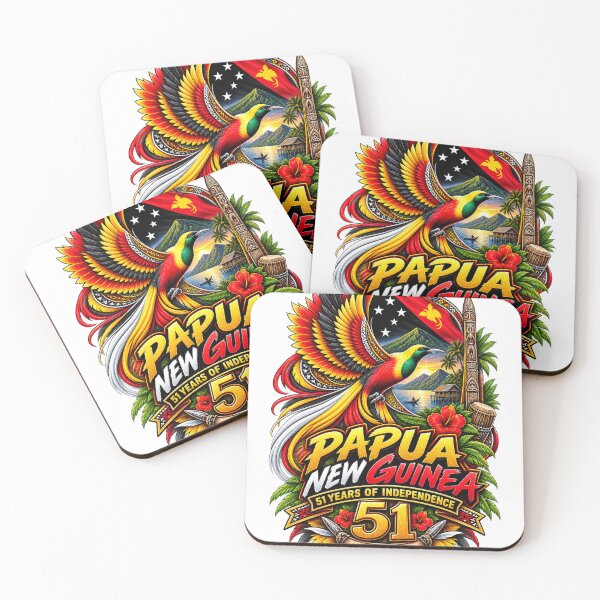 Item preview, Papua New Guinea 51st Independence 1975–2026 | Bird of Paradise PNG Heritage designed and sold by DiiStyle.