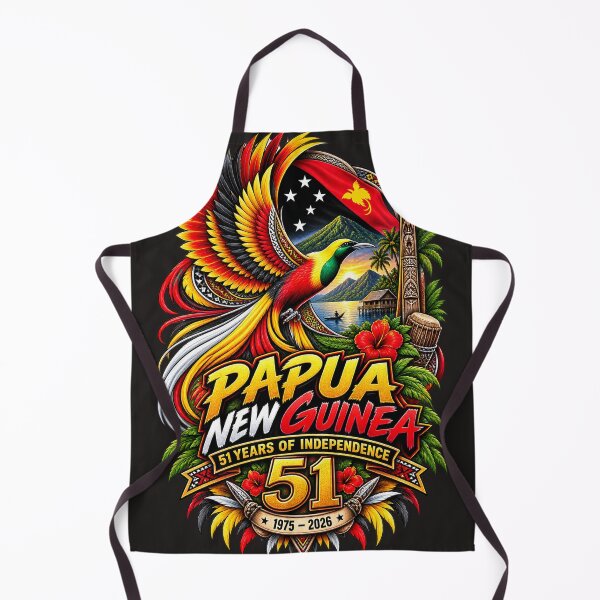 Item preview, Papua New Guinea 51st Independence 1975–2026 | Bird of Paradise PNG Heritage designed and sold by DiiStyle.
