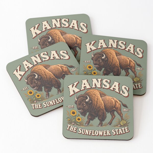 Item preview, Kansas Bison Vintage Wildlife designed and sold by radiogalaxy.