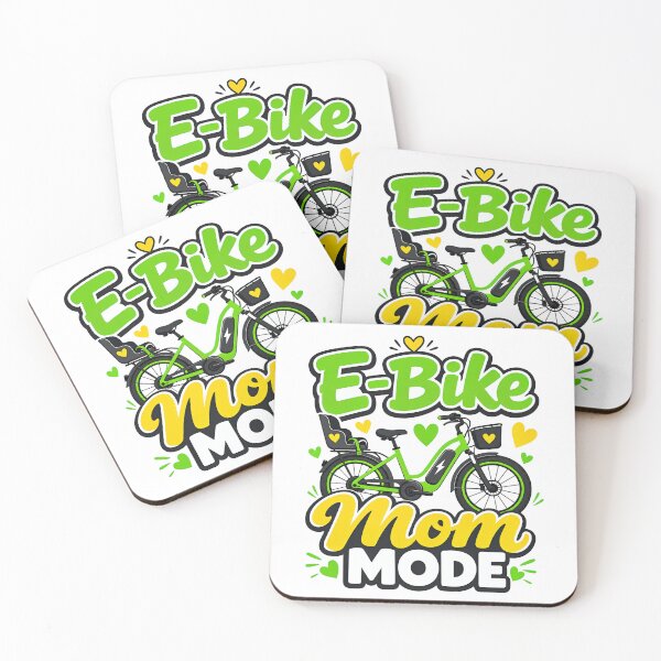 Artikelvorschau, E-Bike-Mama-Modus Elektrofahrrad-Mama-Shirt entworfen und verkauft von OMNITeeSigns.