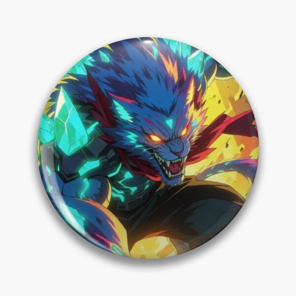 Item preview, Blue Beast Unleashed in Flame and Might (V5) designed and sold by SabaMirzique.