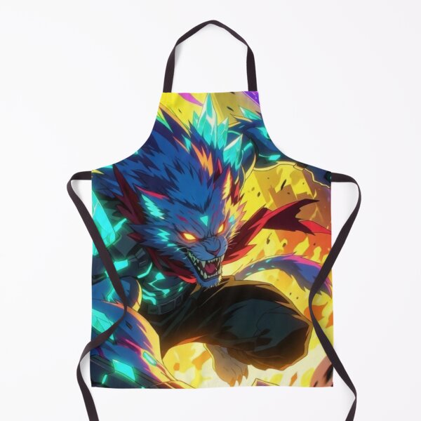 Item preview, Blue Beast Unleashed in Flame and Might (V5) designed and sold by SabaMirzique.