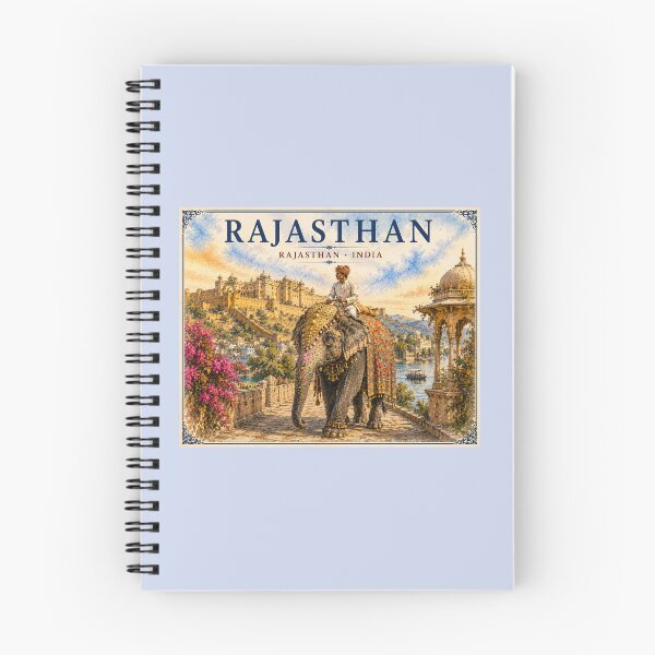 Item preview, Rajasthan India Watercolor Travel Souvenir designed and sold by AnjaSarahArt.