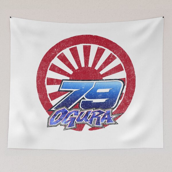 Item preview, Ai Ogura #79 Rising Sun GRUNGE  | MotoGP & Moto2 Racing Tribute designed and sold by Fan Art Station .