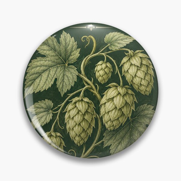 Item preview, Hops Craft Beer Botanical Sticker Beer Lover Gift designed and sold by RedRubyBubble.