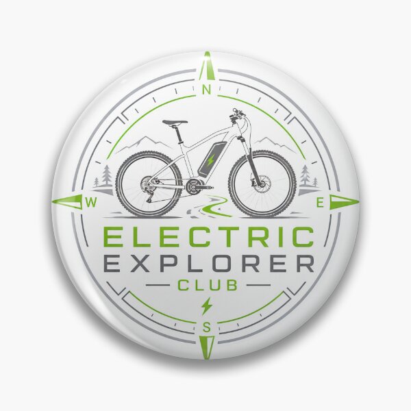 Item preview, Electric Explorer Club Adventure E‑Bike Shirt designed and sold by OMNITeeSigns.
