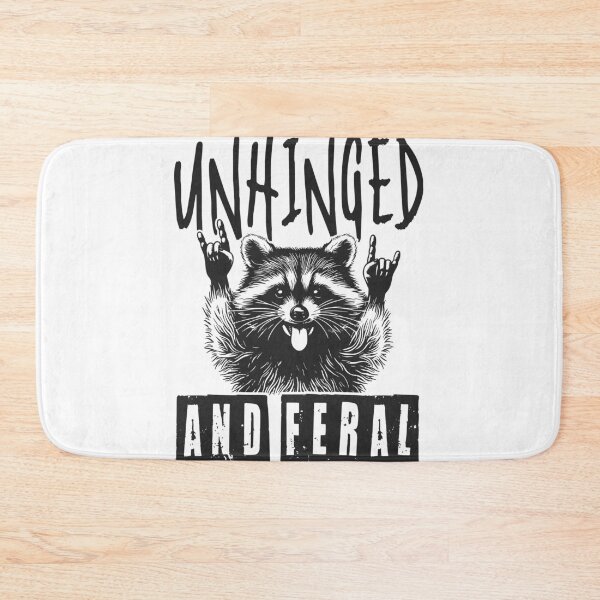 Item preview, Unhinged and feral raccoon party animal.  designed and sold by TimesTwoAngela.