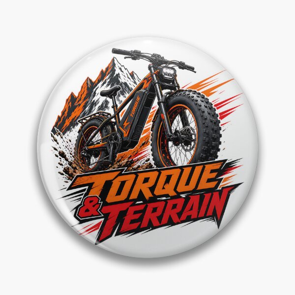 Artikelvorschau, Torque & Terrain Off-Road Elektrofahrrad-Shirt entworfen und verkauft von OMNITeeSigns.