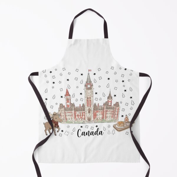 Item preview, Cute Parliament Hill Canada Doodle Art designed and sold by RamyGallery.