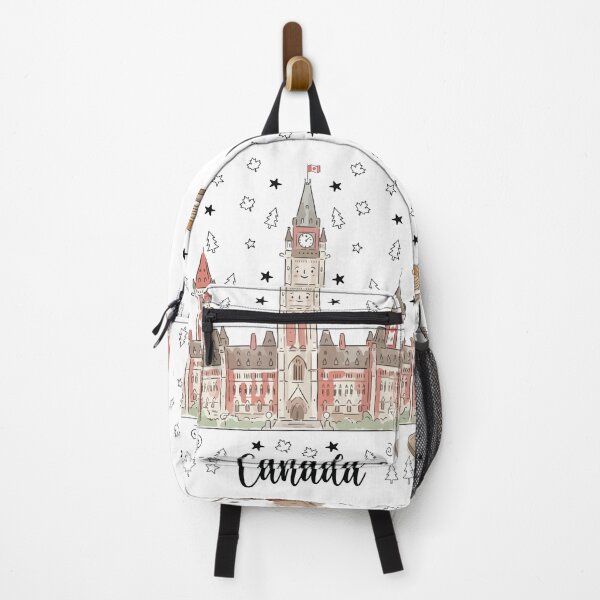 Item preview, Cute Parliament Hill Canada Doodle Art designed and sold by RamyGallery.