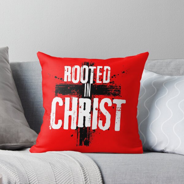 Item preview, Rooted In Christ - Resurrection Inspiration Quote  - Anniversary Gifts - Red designed and sold by Doiemacreations.