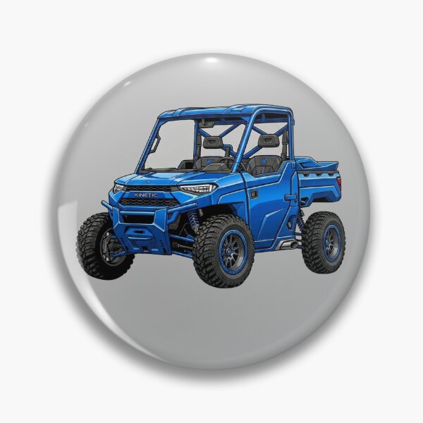 Item preview, Polaris Ranger XP Kinetic Electric Blue Utility UTV Graphic designed and sold by Motorline44.