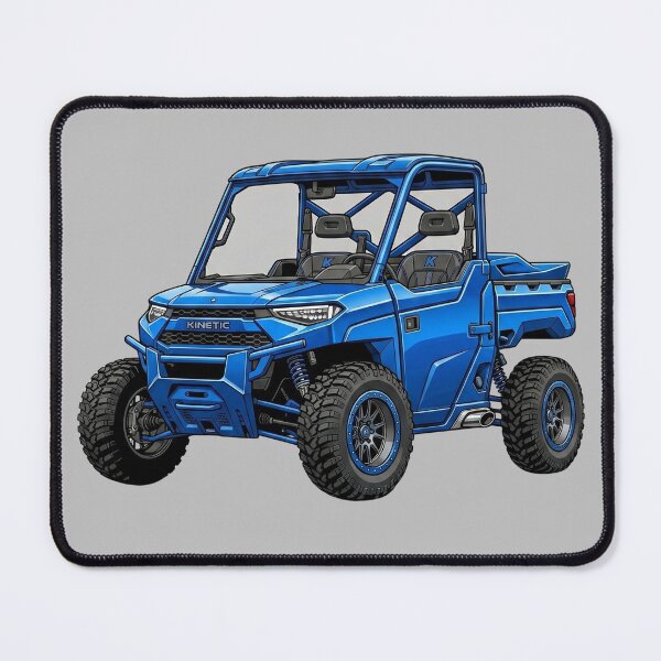 Item preview, Polaris Ranger XP Kinetic Electric Blue Utility UTV Graphic designed and sold by Motorline44.