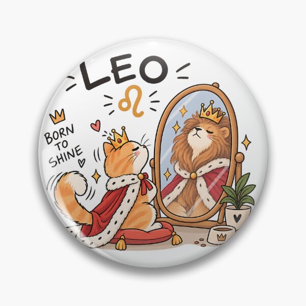 Item preview, Leo Cat – Born to Shine designed and sold by NucciCollective.